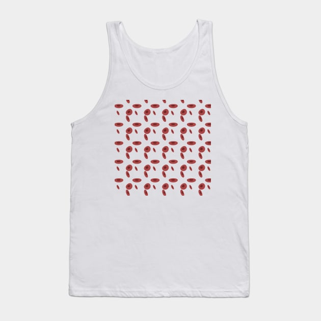 Blood Cell Pattern Tank Top by emadamsinc